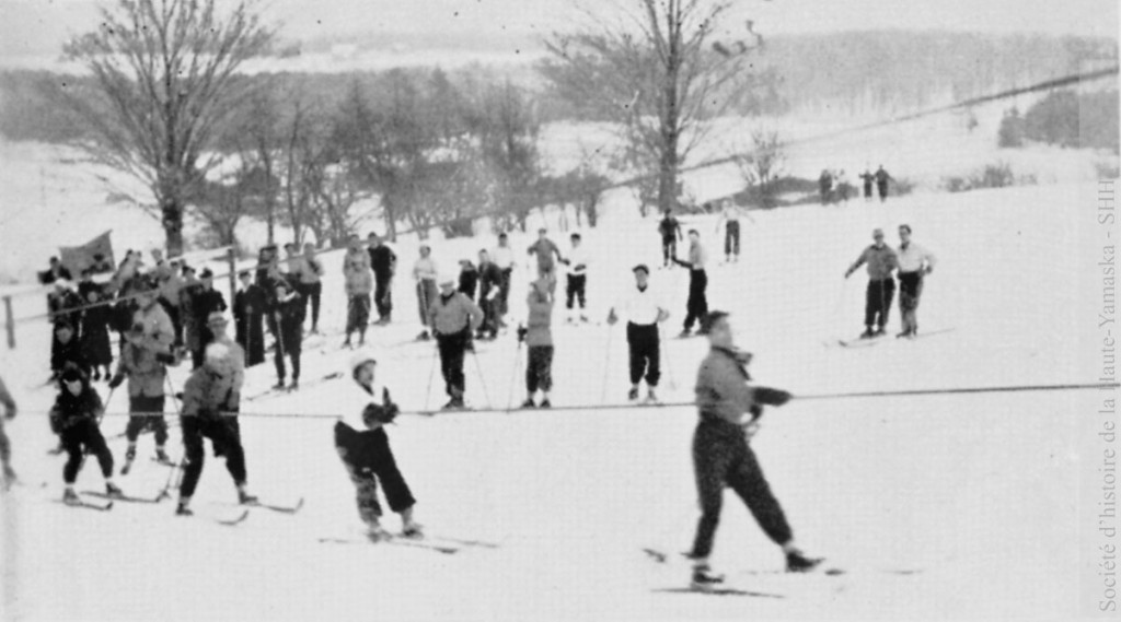 Le ski au mont Shefford, remonte-pente