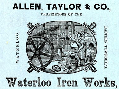 La Waterloo Iron Works emploie une trentaine d’ouvriers, fondeurs, forgerons, mécaniciens, menuisiers et peintres, à qui elle verse, en 1870, un salaire annuel moyen de 300 $, soit 39 $ de plus que la rémunération des travailleurs de l’autre grande entreprise industrielle du village, la tannerie Shaw. The Eastern Townships Gazetteer & General Business Directory, Smith & Co, St. Johns, 1867, p. 30.