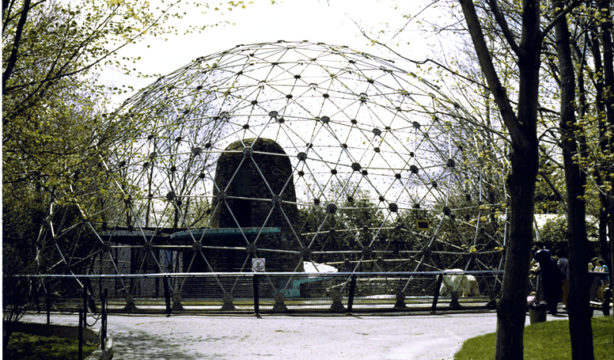 Le dôme géodésique du Zoo de Granby