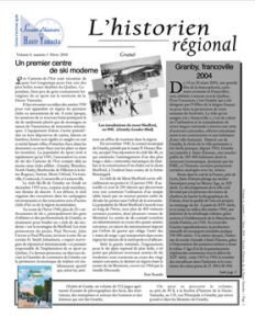 L’historien régional, volume 4 no 1, Hiver 2004