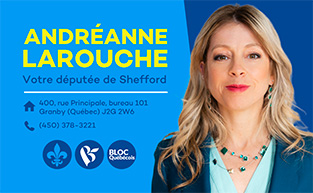 Andréanne Larouche Députée de Shefford