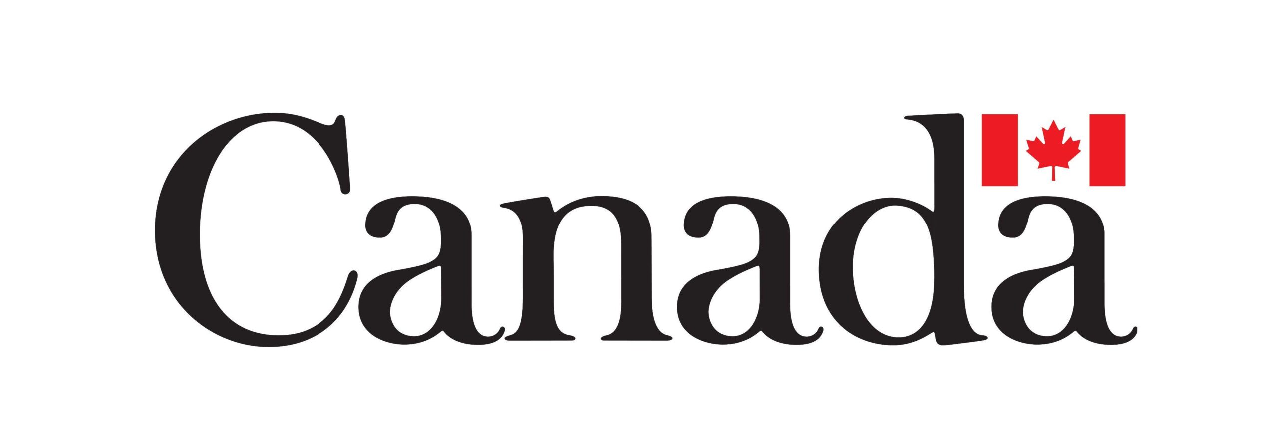 canada logo on white background